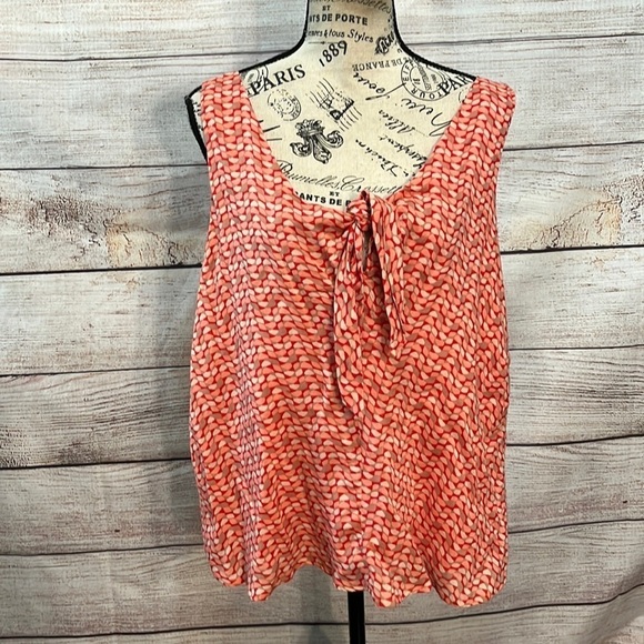 Maeve By Anthropologie Verna Top Tie Front  Size Medium Tank - Picture 1 of 9